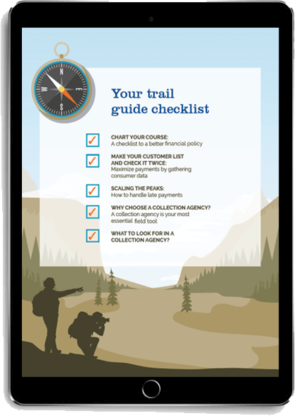 Your trail guide checklist displayed on a tablet